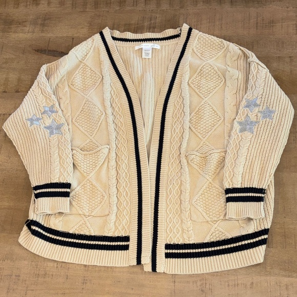 Altar'd State Sweaters - Altar’d State Talia Cable Knit Cardigan Pockets XS Folklore Taylor Swift Sweater